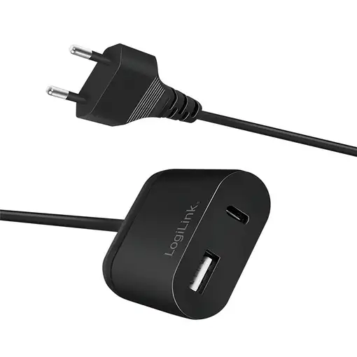 LogiLink PA0256 cargador de dispositivo móvil Universal Negro Corriente alterna In