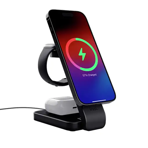 Trust Viro Auriculares, Auriculares, Smartphone, Reloj inteligente Negro USB Carga