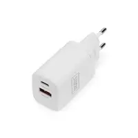 Digitus Cargador USB de 1 puerto USB-A/1 puerto USB-C, 30W
