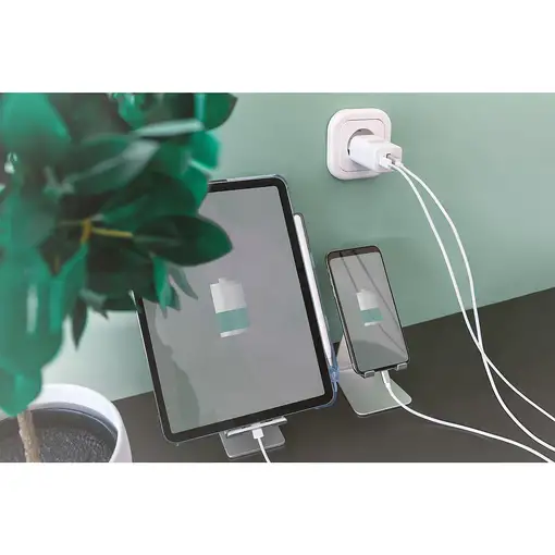 Digitus Cargador USB de 1 puerto USB-A/1 puerto USB-C, 30W