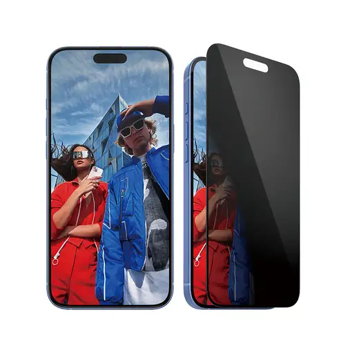 PanzerGlass ® Privacy Screen Protector iPhone 16 Plus | 15 Plus | Ultra-Wide Fit P