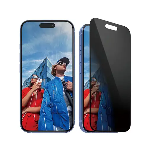 PanzerGlass ® Privacy Screen Protector iPhone 16 | 15 | Ultra-Wide Fit Protector d