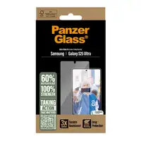 PanzerGlass ® Screen Protector Samsung Galaxy S25 Ultra | Ultra-Wide Fit Protector