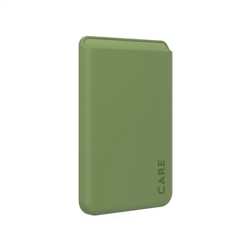 PanzerGlass CARE by ® Fashionable Card Holder Green iPhone funda para teléfono móv