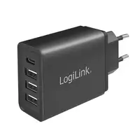 LogiLink PA0221 cargador de dispositivo móvil Universal Negro Corriente alterna Ca