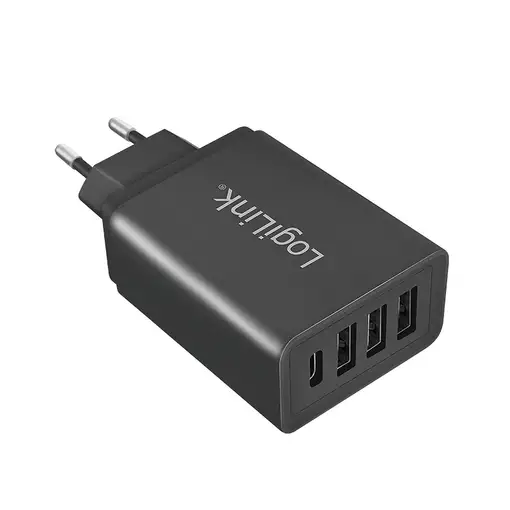 LogiLink PA0221 cargador de dispositivo móvil Universal Negro Corriente alterna Ca