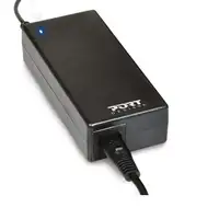 Port Designs 900007-LE adaptador e inversor de corriente Interior 90 W Negro