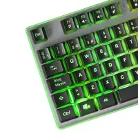 Mars Gaming MK220FR, Teclado Gaming H-Mech, FRGB Rainbow y Halo, Antighosting, Idi
