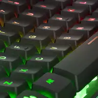 Mars Gaming MK220FR, Teclado Gaming H-Mech, FRGB Rainbow y Halo, Antighosting, Idi