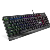 Inter-Tech NK-2000ME teclado Juego USB QWERTZ Negro