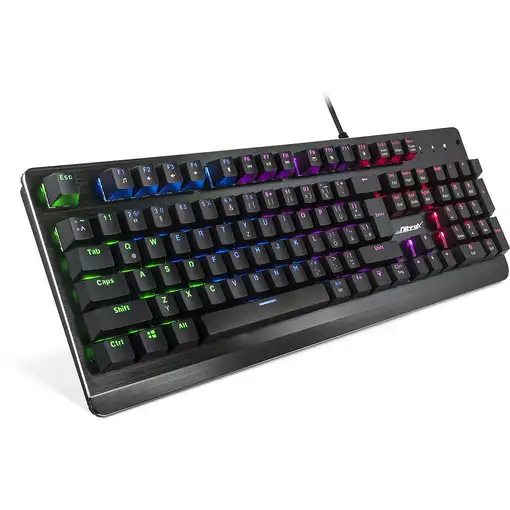 Inter-Tech NK-2000ME teclado Juego USB QWERTZ Negro