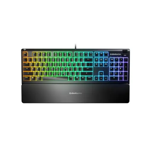 Steelseries APEX 3 teclado Juego USB QWERTY Portugués Negro