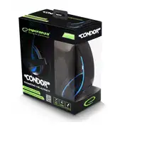 Esperanza EGH300B Auriculares Alámbrico Diadema Juego Negro, Azul