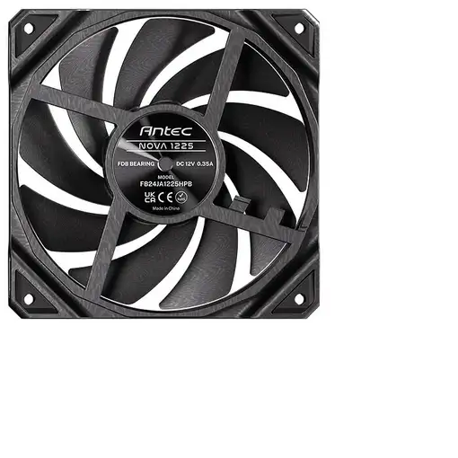 Antec Nova Carcasa del ordenador Ventilador 12 cm Negro 1 pieza(s)