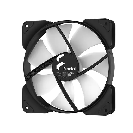 Fractal Design Aspect 14 RGB PWM Carcasa del ordenador Ventilador 14 cm Negro 3 pi