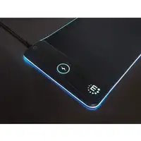 Manhattan Mousepad Gaming tamaño XXL con luz LED y Cargador Inalámbrico