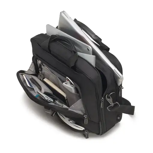 DICOTA Eco Top Traveller PRO 43,9 cm (17.3'') Maletín Toploader Negro