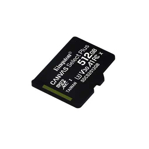 Kingston Technology Canvas Select Tarjeta micSDXC Plus 100R A1 C10 de 512 GB + ADP