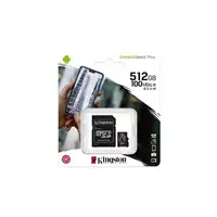 Kingston Technology Canvas Select Tarjeta micSDXC Plus 100R A1 C10 de 512 GB + ADP
