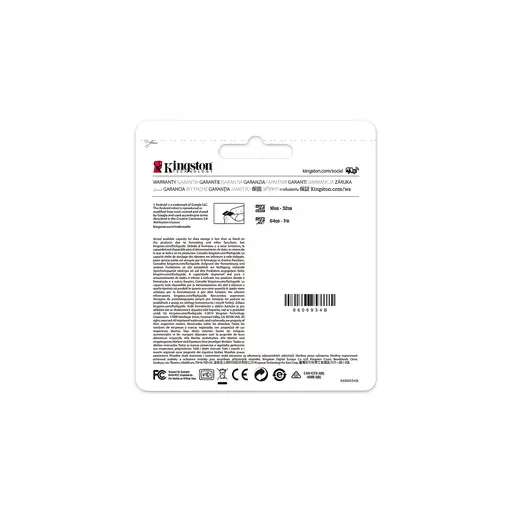 Kingston Technology Canvas Select Tarjeta micSDXC Plus 100R A1 C10 de 512 GB + ADP