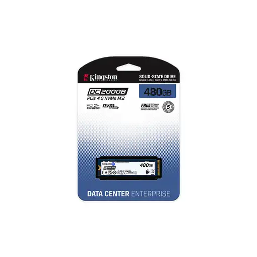 Kingston Technology 480G DC2000B PCIe 4.0 M.2 2280 Enterprise SSD