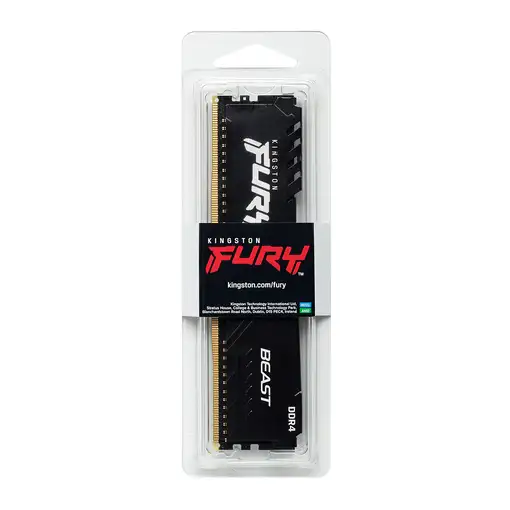 Kingston Technology FURY Beast 8GB 3600MT/s DDR4 CL17 DIMM Black