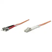 Intellinet 2m LC/ST Cable de fibra óptica e InfiniBand Naranja