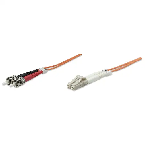 Intellinet 2m LC/ST Cable de fibra óptica e InfiniBand Naranja