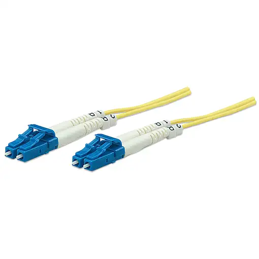 Intellinet 471893 Cable de fibra óptica e InfiniBand 3 m LC Amarillo