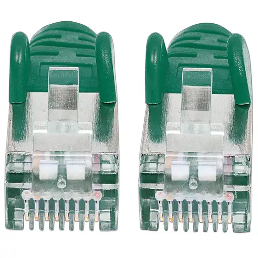 Intellinet Kabel / Adapte cable de red Verde 1 m Cat6a S/FTP (S-STP)