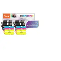Peach 0F319838 cartucho de tinta 10 pieza(s) Negro, Cian, Magenta, Amarillo