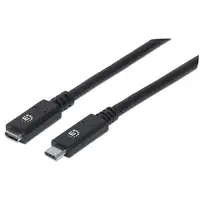 Manhattan Cable de extensión USB Tipo C de Súper Velocidad+