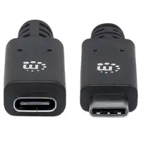 Manhattan Cable de extensión USB Tipo C de Súper Velocidad+