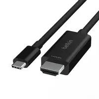 Belkin AVC012bt2MBK 2 m USB Tipo C HDMI Negro