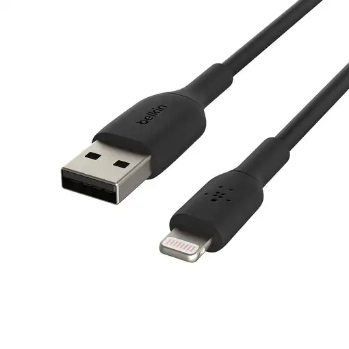 Belkin CAA001BT3MBK cable de conector Lightning 3 m Negro