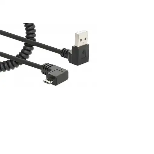 Manhattan 356237 cable USB 1 m USB A Micro-USB B Negro