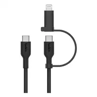 Belkin BoostCharge Pro cable USB USB 2.0 1,5 m USB C USB C/Lightning Negro