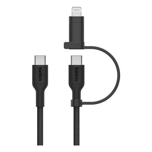 Belkin BoostCharge Pro cable USB USB 2.0 1,5 m USB C USB C/Lightning Negro