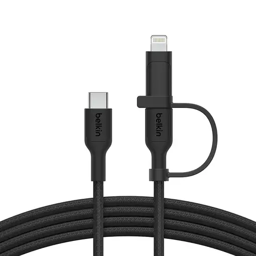 Belkin BoostCharge Pro cable USB USB 2.0 1,5 m USB C USB C/Lightning Negro