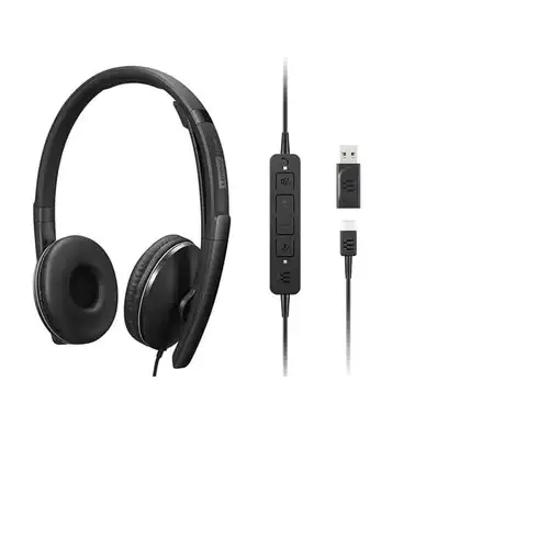 Lenovo 4XD1M45627 auricular y casco Auriculares Alámbrico Diadema USB Tipo C Negro