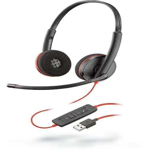 POLY Blackwire C3220 Auriculares Alámbrico Diadema Oficina/Centro de llamadas USB