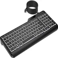 HP Teclado con cable 400 retroiluminado