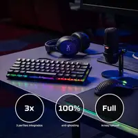 Teclado mecánico gaming HyperX Alloy Origins 60 - HX Red (distribución de EE. UU.)