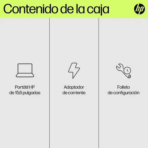 HP 15-fd0027ns Intel® Core™ i3 i3-N305 Portátil 39,6 cm (15.6'') Full HD 8 GB DDR4-