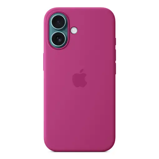 Apple Funda de silicona con MagSafe para el iPhone 16 - Fucsia