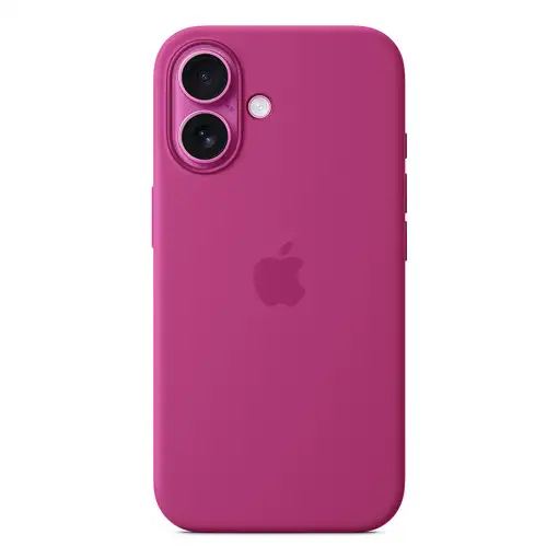 Apple Funda de silicona con MagSafe para el iPhone 16 - Fucsia