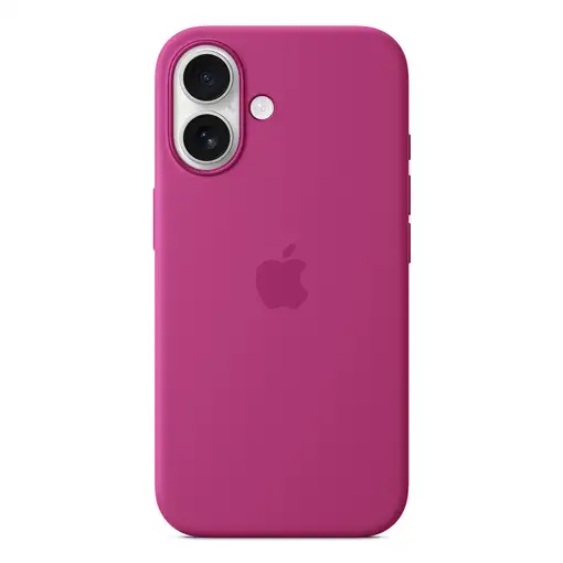 Apple Funda de silicona con MagSafe para el iPhone 16 - Fucsia