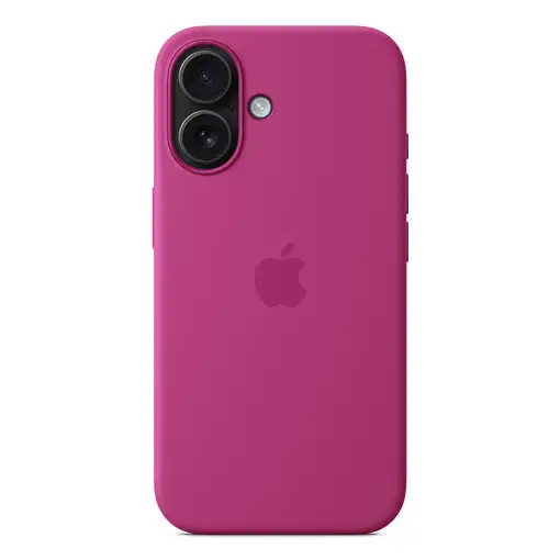 Apple Funda de silicona con MagSafe para el iPhone 16 - Fucsia