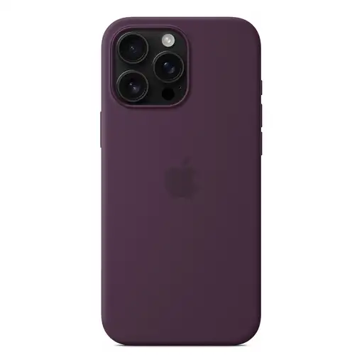 Apple Funda de silicona con MagSafe para el iPhone 16 Pro Max - Ciruela