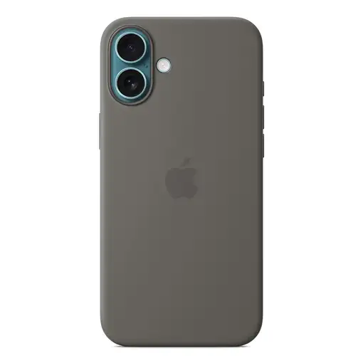Apple Funda de silicona con MagSafe para el iPhone 16 Plus - Gris piedra